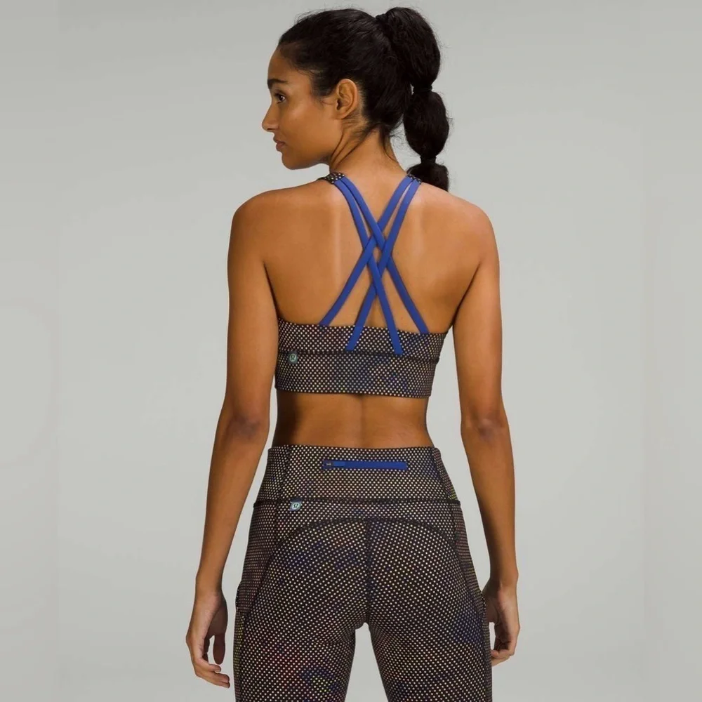 Lululemon Limited Edition Energy High-Neck Longline Bra *Medium Support,B–D Cups